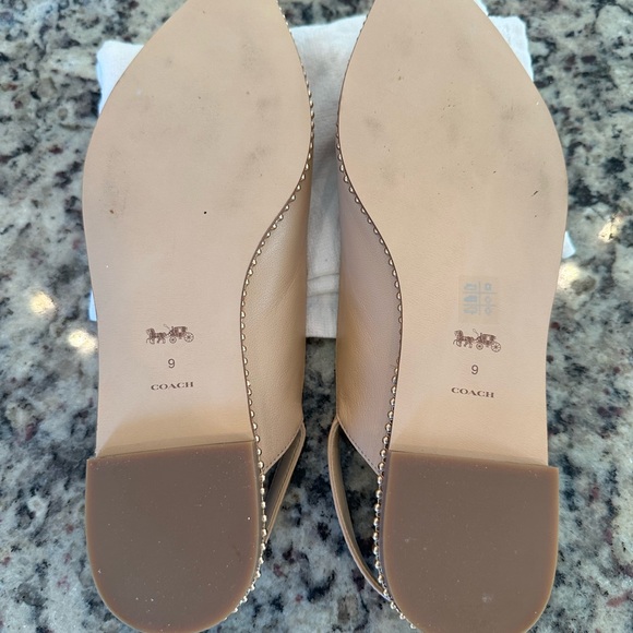 Coach Vae Leather Slingbacks NWOT or box size 9 - Picture 5 of 5